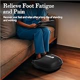 CuPiLo Foot Massager with Heat 2025 Upgraded, FSA HSA Eligible Shiatsu Feet Massager with Remote Control, Compression Deep Knead Foot Massage for Neuropathy & Plantar Fasciitis, Gifts for Men