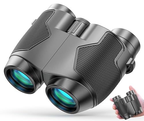 Binoculars 12x50 for Adults and Kids Night Vision Binoculars Compact Binocular Large Eyepiece Waterproof Binocular Wide Field of View for Bird Watching,Hiking,Hunting,Concert with Carrying Bag