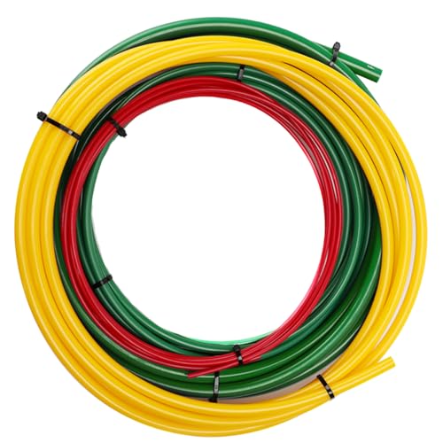 4M Conditioning Copper Tubing Pipe Extension, 1/4" 1/2" 3/8" 5/8" Built-in Copper Tube Bending Strip Air Conditioning Pipe Bender Refrigerator Repair Kit (4pcs)