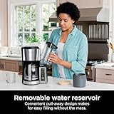 Ninja 12-Cup Programmable Coffee Brewer, 2 Brew Styles, Adjustable Warm Plate, 60oz Water Reservoir, Delay Brew - Black/Stainless Steel