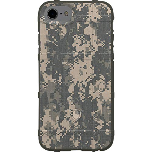 EGO TACTICAL Limited Edition Customized Prints Over a Rugged Shield Case for iPhone 7, 8 & SE 2 2020 Version - ACU Army Digital Camouflage