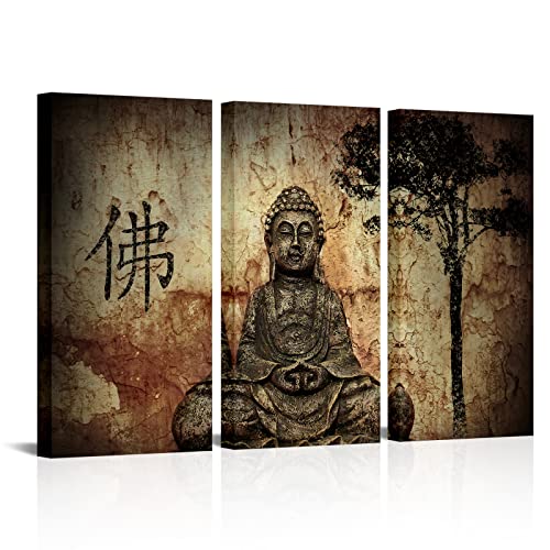 Visual Art Decor Buddhist Love 3pcs Framed and Ready Wall Hang Buddha Canvas Prints Home Decor Paintings