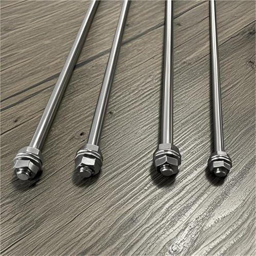 1pc 304 Stainless Steel Stirrer Bar for Stirer Dispersing Machine, Laboratory Stirrer Accessories(10x400mm)