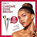 RED by Kiss Chrome Edge Brush Bacteria Free Sterilized Boar Bristles Hair Styling Brush Comb