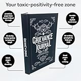 Boredwalk Grievance Journal - Aesthetic Mental Health Journal With Prompts - Funny Rage Journal for Shadow Work