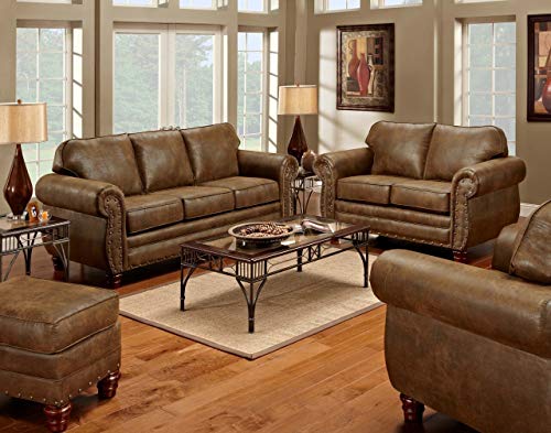 American Furniture Classics 4-Piece Sedona Sleeper Collection Sofa Sleeper, Loveseat, Chair, Ottoman