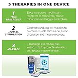 AccuRelief Wireless Tens Unit and EMS Muscle Stimulator - Includes Pulse Massager - Pain Relief Device with Remote and Mobile App, TENS Machine, TENS Device