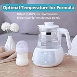 Formula Ready Baby Water Kettle- One Button Boil Cool Down and Keep Warm at Perfect Temperature 24/7 - Dispense Water Instantly- Replace Traditional Bottle Warmer