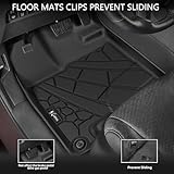 KARPAL Floor Mats Fit for 2016-2022 Honda Pilot 8 Seats (No Elite Models), TPE All Weather Protection Anti-Slip Floor Liners Honda Pilot Accessories, Trunk Mat & Backrest Mat & Floor Mats