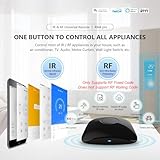 BroadLink RM4 pro (2.4 GHz Wi-Fi Only) IR & RF Universal Remote, All in One Hub Code Learning Wi-Fi Remote Control for TV Air Conditioner, Curtain Motor, Works with Alexa, Google Home, IFTTT