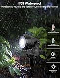 APPECK Outdoor Landscape Spotlights, WiFi Smart Landscape Lighting, RGBW Color Changing Smart Low Voltage Spot Lights, with APP/Voice Control, for Patio Garden Driveway Sidewalk, 6 Pack