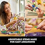 LEGO Botanicals Artificial Wildflower Bouquet - Fake Indoor Flowers Building Set for Home, Kitchen, Desk Decoration, Adults Ages 18+ - Gift for Her and Him - 10313