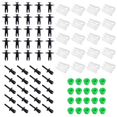 20 Sets Side Skirts Clips Trim Strips Compatible with BMW 3er E32/E36/ E46/ E90/ E91 51711932996/5111874185