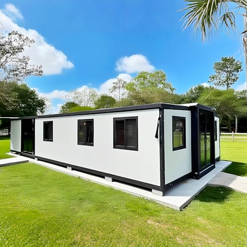 Prefab Tiny Houses to Live in for Adults 40Ft 20Ft Prefabricated Mobile Portable Expandable Container Tiny Homes for Sale prefab 2 3 Bedrooms Factory Price