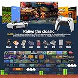 Wireless Retro Game Console,Retro Game Stick with 20,000+ Games,4k Hdmi Output Game Stick,TV-Connectable Game Stick,Plug and Retro Play Video Games for Tv,Retro Game Stick(Whtie64GB)