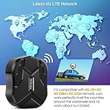 TKMARS GPS Tracker for Vehicles 4G TK905B 10000mAh Long Battery Life, Car GPS Tracking Device Magnetic, Unlimited Distance Real-Time Tracking Rastreador Motorcycle Camping Car, APP No Subscription