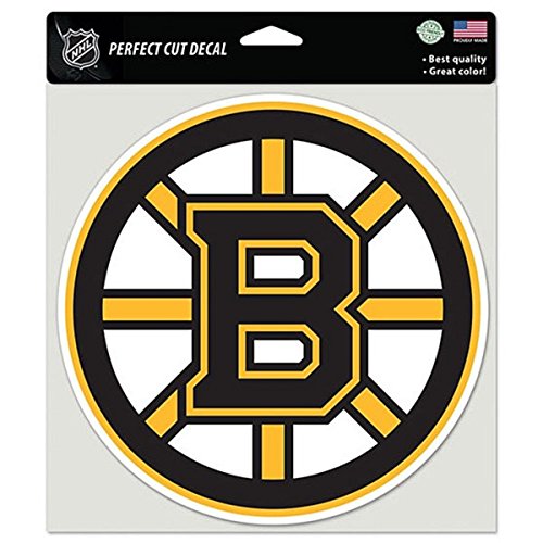 WinCraft Boston Bruins NHL Hockey Sports Team Auto Car Truck Color 8"x8" Die-Cut Decal Sticker