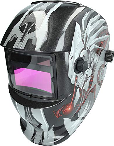 KS Tools 310.0195 Welter Helmet, Steel Design Welding Helmet