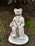 Bear sculpture for home and garden decoration Concrete bear figurine Indoor and outdoor decor ornament Stone bear statue Animal lover gift Realistic bear statue Cement bear figurine Unique sculpture