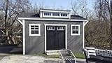 Shed Windows and More 18" X 23" White Flush Mount, Safety/Tempered Glass Shed Window Storage Shed Playhouse Chicken Coop