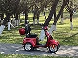 Heavy Duty 4 Wheel Mobility Scooters for Seniors & Adults 500lbs Capacity - Electric Powered Chair - 800W All Terrain Fast Mobility Scooter for Travel w/Long Range Battery Remote Key