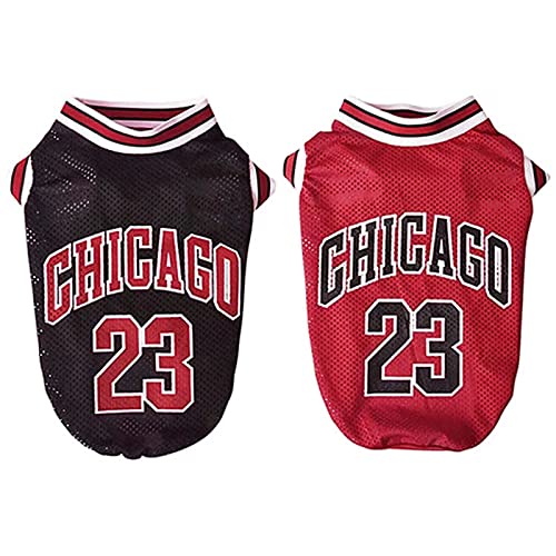 Dog Basketball Jersey Clothes Boy Girl Dog Pet Vest Clothes Puppy Shirt Apparel Cute Outfit Summer Fashion Cotton Dog Tshirt Female for Large Dogs, Medium & Small Chihuahua,Yorkies