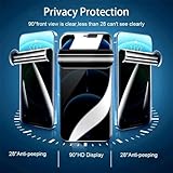 Piniwwe Hydrogel Privacy Screen Protector for iPhone SE 3 (2022) / SE 2 (2020) [4.7 Inch] Anti Spy Soft TPU Protective Film, 2 Pack (Not Tempered Glass)