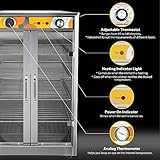 5-Shelf Electric Catering Hot Box Food Warmer Accommodating up to (10) 15" Pizza Boxes, Countertop Heated Holding Cabinet for Pretzels, Warming Machine for Home Commercial Use, 120V 600W