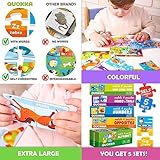 QUOKKA 5X MEGASET Puzzles for Toddlers 3-5 - Matching Games for Kids Ages 2-4 - Numbers Animals Opposites ABC Learning for Toddlers 1-3 Year Old - Educational Toy Activities for Boy and Girl