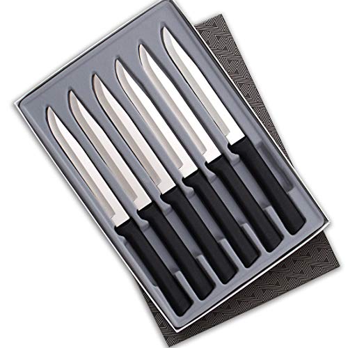 Rada Cutlery Utility Steak Knives Gift Set – Stainless Steel Knife Made in the USA, Set of 6