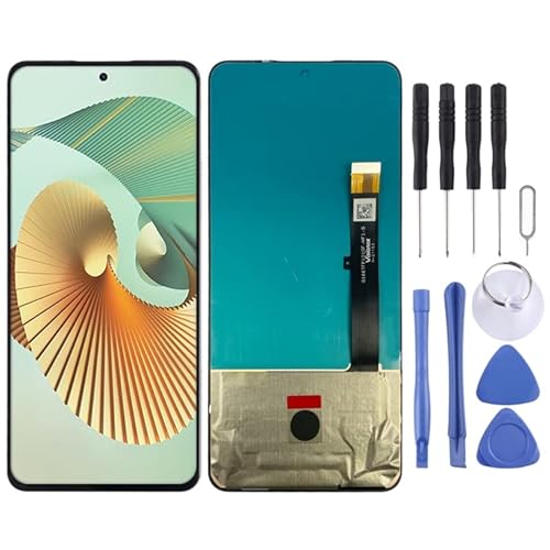 Mobile Phone Replacement Spare Parts AMOLED Material LCD Screen for ZTE Axon 30 Pro 5G A2022 with Digitizer Full Assembly(Black)