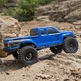 Axial RC Truck 1/24 SCX24 Base Camp 4x4 Rock Crawler Brushed RTR (Everything Needed to Run is Included) - Blue, AXI-1219T2