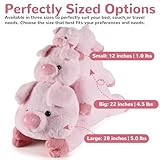 meowtastic Pig Weighted Stuffed Animals - 28 Inch 5.0 Pounds Weighted Plush Pig Stuffed Animals - Large Stuffed Pig Weighted Plush Pillow - Cute Plush Toys Gifts for Kids & Adults (28" 5.0 lbs)