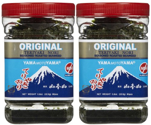 Yama Moto Yama Teriyaki Nori Seaweed, 0.8 oz, 2 pk