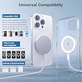 Bohuma Magnetic Wireless Charger for iPhone: Mag Safe Charger Fast Charging Pad 2 Pack Compatible with iPhone 16 15 14 13 12 Pro Max Plus & Airpods 2 3 Pro (No Adapter)