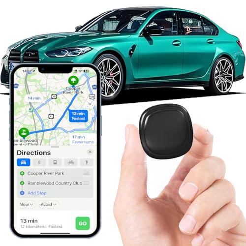 GPS Tracker for Vehicles,Mini Portable Magnetic Car GPS Tracker,Full Global Coverage Location GPS Tracker for Kids,Dogs,No Subscription Required/No Monthly Fee/No SIM Card Required