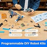 Makeblock mBot Ultimate 10 in 1 Robot Building Toys, Robotics Kit App Remote Control Robot Toys Compatible with Arduino C & Raspberry Pi, STEM Educational DIY Robot Arm Kit Gift for Teenagers & Adults