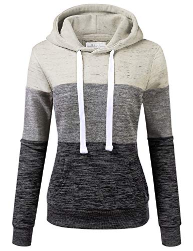 DOUBLJU Basic Lightweight Pullover Sweater Top Essential Comfy Casual Hoodie Sweatshirt for Womens Clothes with Plus Size