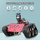 ELEGOO Conqueror Robot Tank Kit with UNO R3 for Arduino Robotics for Kids Ages 8-12 12-16 STEM Science Kits Coding Robots Toys for 8+ Year Old Boys Girls Teens Circuits Engineering Building Project