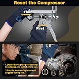 Brake Caliper Compression Tool, Single/Twin/Quad/Sextuplet Piston Disc Brake Caliper Tool, 29100 Brake Pad Spreader Compatible with Most Cars and Light Trucks