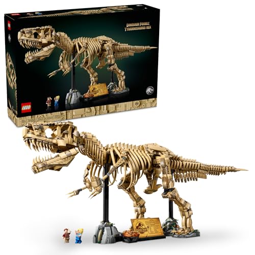 LEGO Jurassic World Dinosaur Fossils: Tyrannosaurus Rex - Building Set for Adults, Ages 18+ - Gift for Birthdays - Home Decor for Bedroom, Office, or Any Room - Collectible DIY Kit - 76968