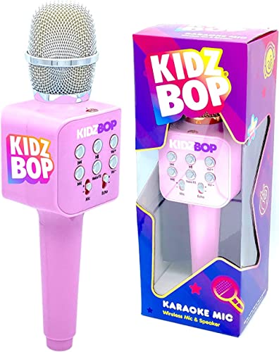 Move2Play, Kidz Bop Karaoke Microphone | The Hit Music Brand for Kids | Toy for Girls & Boys Ages 2, 3, 4, 5, 6, 7, 8+ Years Old | Gift & Birthday Present