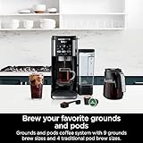 Ninja Drip Coffee Maker With K Cup Combo, DualBrew Pro Specialty Coffee Machine, Hot and Iced Coffee Maker Compatible with K-Cup Pods, 12 Cup Single Serve Coffee Maker with Paper Filter, CFP101