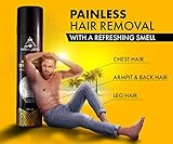 Hair Removal Cream Spray For Men| Painless Body Hair Removal Spray For Chest, Back, Legs & Under Arms (200 ml (Pack of 1), Aloe Vera)