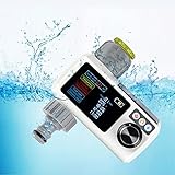 Solar Sprinkler Timer, Programmable Water Timer for Garden Hose with Rain Delay & Self Inspection, IP68 Automatic Irrigation Timer for Drip Irrigation and Lawn Watering System