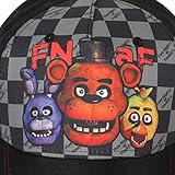 Five Nights at Freddy's Animatronic Characters Youth Baseball Cap & Wallet Set Multicolored