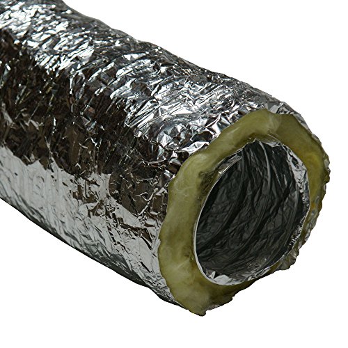 Rubber-Cal "HVAC Insulated-Flex" Ducting Ventilation Duct Hose, 12-Inch by 25-Feet