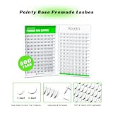 500 Premade Fans Eyelash Extensions 5D 0.07 Promade Wispy Lash Extensions 8-15mm Mixed Length D Curl & Bottom Lash Extension 0.03 B Curl 5-7mm Mixed Length Tray