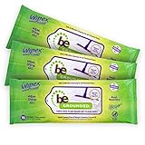 Wipex Wet Floor Wipes - Natural Wet Mop Pads Fit Swiffer Sweeper Mop - Rosemary Essential Oil & Vinegar & Plant-Based Textured Cloth Trap Absorb Dirt, Floor Cleaner Pads, 16 Count (Pack of 3)