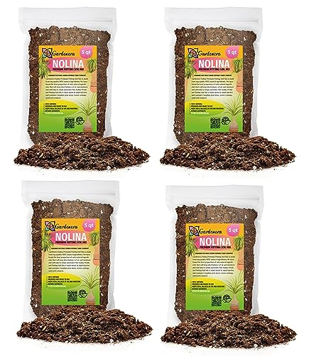 Gardenera Nolina Potting Mix - Unlock Robust Growth and Striking Structure with Our High-Performance Formula - 20 Quart